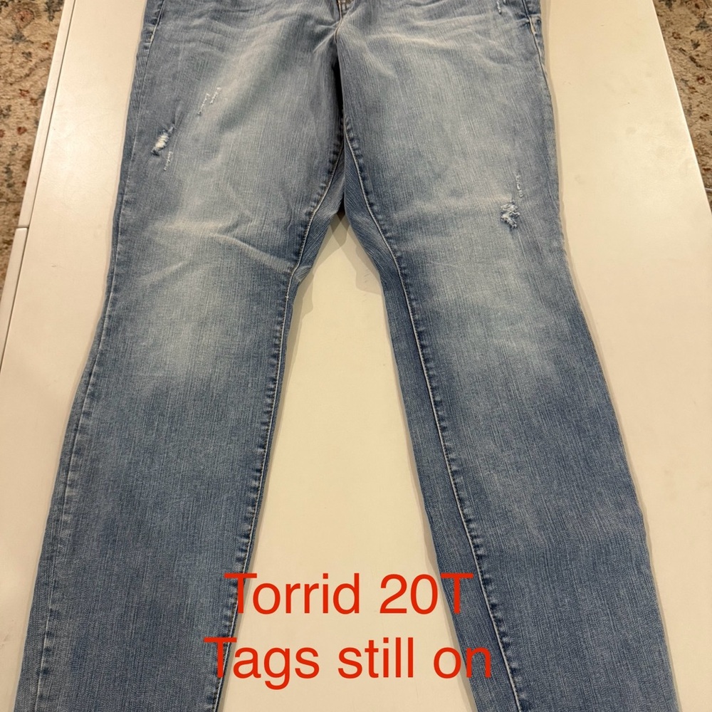 Torrid Light Blue Skinny Jeans